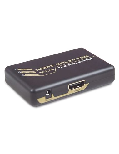 DCU Tecnologic - Distributeur de Signal HDMI - Qualité d'image 4K x 2K - Sortie HDMI 1,4A avec 3D - Amplificateur Haut Débit - C