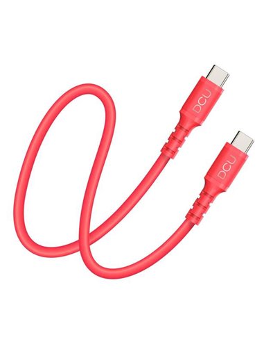 DCU Tecnologic - Connexion USB Type C - USB Type C - 1m - Couleur Rouge