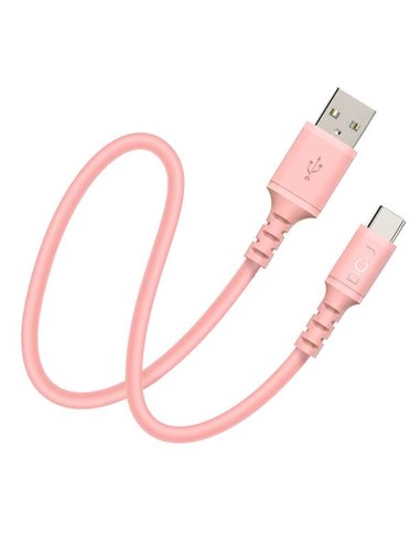 DCU Tecnologic - Connexion USB Type C - USB vers 2.0 - 1m - Couleur Rose