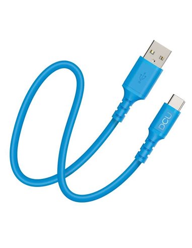 DCU Tecnologic - Connexion USB Type C - USB vers 2.0 - 1m - Couleur Bleu