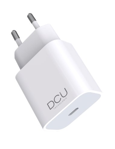 DCU Tecnologic - Chargeur USB Type C PD 20W - Blanc