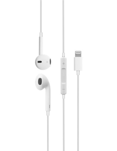 DCU Tecnologic - Casque stéréo avec connecteur Lightning - Couleur Blanc