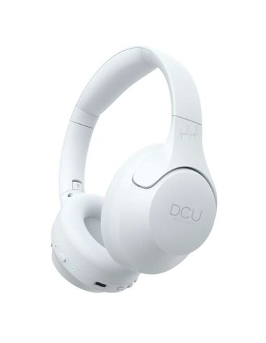 DCU Tecnologic - Écouteurs Bluetooth Anc True Immersive - Bluetooth 5.3 - Haut-parleur 40 mm - Suppression active du bruit - Bat