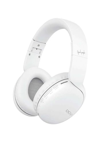 DCU Tecnologic - Casque Bluetooth Pliable Multifonction - Son Clair et Puissant - Connexion Stable V5.0 - Batterie Longue Durée 