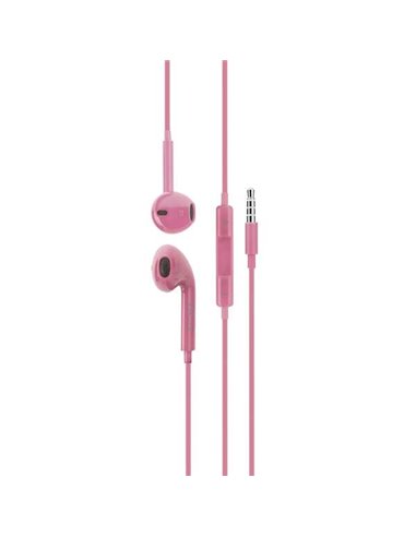 DCU Tecnologic - Casque Jack 3,5 mm - Stéréo - Couleur Rose