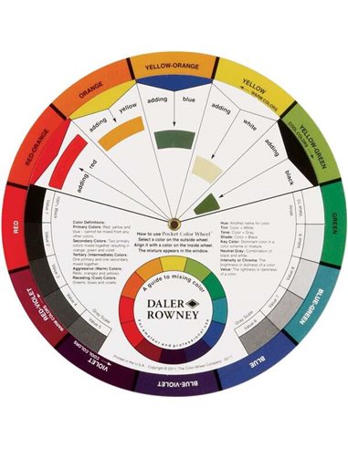 Daler Rowney - Roue chromatique - Comprend des niveaux de gris