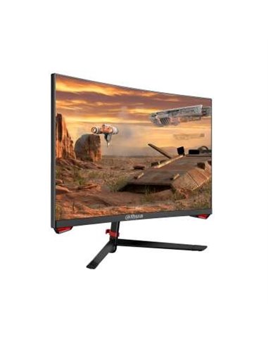 Moniteur Dahua 23,6" LED VA Incurvé 1500R FullHD 1080p 165Hz - Réponse 1ms - Angle de vision 178º - 16:9 - HDMI, DisplayPort - V