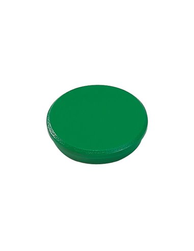 Dahle - 95532 Pack de 10 Aimants pour Tableau Blanc - Diamètre 32 mm - Couleur Vert