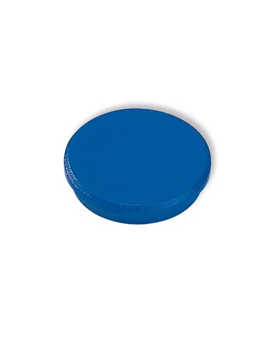 Dahle - 95532 Pack de 10 Aimants pour Tableau Blanc - Diamètre 32 mm - Couleur Bleu