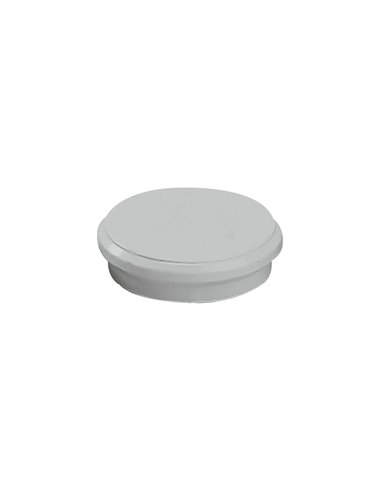 Dahle - 95524 Pack de 10 Aimants pour Tableau Blanc - Diamètre 24 mm - Couleur Blanc