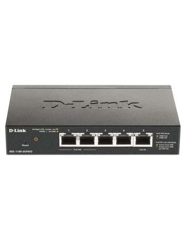 D-Link - Switch intelligent 5 ports Gigabit 10/100/1000 Mbps - PoE