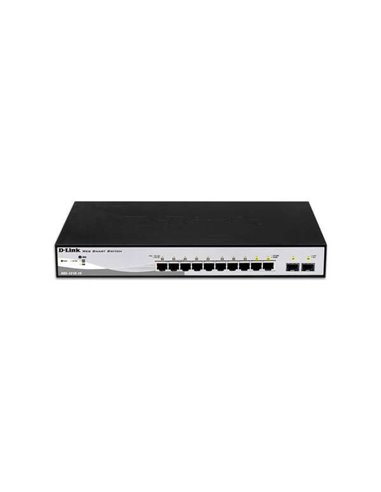 D-Link - Switch Semi-administrable Combo 8 Ports Gigabit + 2 Ports Giga