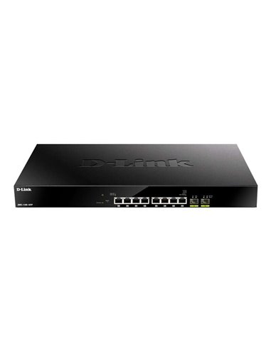 D-Link - Switch Semi-administrable 8 Ports 2.5G + 2 Ports 10G/1G PoE