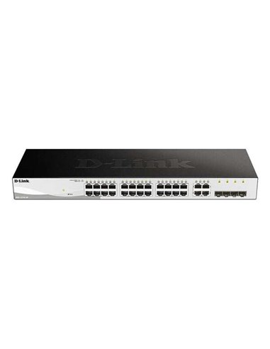 D-Link - Switch Semi-administrable Combo 24 Ports Gigabit + 4 Ports Giga