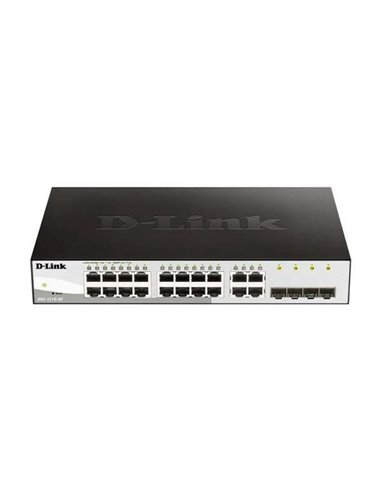 D-Link - Switch Semi-administrable 20 Ports Gigabit + 4 SFP Combo