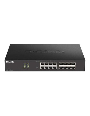 D-Link - Switch Semi-administrable 16 Ports Gigabit 10/100/1000 Mbps