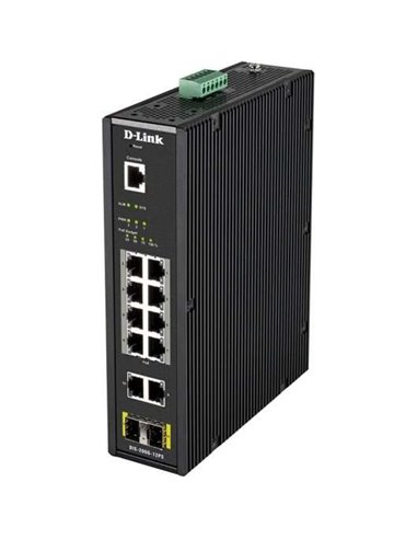 D-Link - Switch Industriel 12 Ports Gigabit + 2 SFP