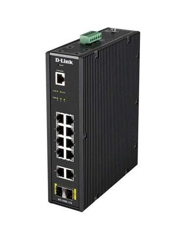 D-Link - Switch Industriel 10 Ports Gigabit + 2 SFP