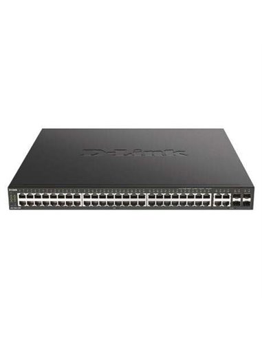 D-Link - Switch administrable 48 ports PoE GIGA + 4 ports combo SFP