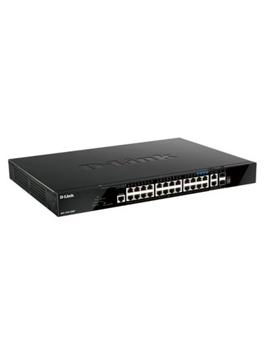 D-Link - Switch administrable 20 ports Giga PoE + 4 ports PoE 2,5G + 2 ports 10G + 2 ports 10GSFP