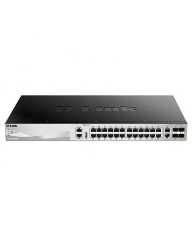 D-Link - Switch administrable L3 48 ports SPF + 2 ports 10G + 4 ports SFP+ 10G