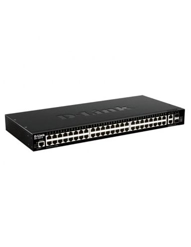 D-Link - Switch empilable 50 ports Gigabit + 2 SFP+