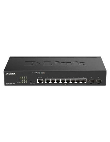 D-Link - Switch 8 ports Gigabit + 2 SFP