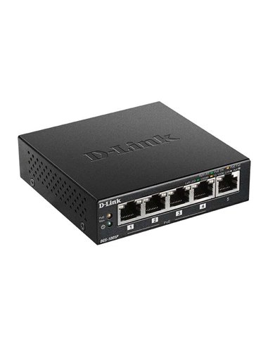 D-Link - Switch 5 ports Gigabit 10/100/1000 Mbps - PoE+