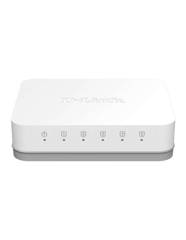 D-Link - Switch 5 ports Gigabit 10/100/1000 Mbps