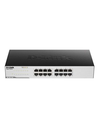 D-Link - Switch 16 ports Gigabit 10/100/1000 Mbps