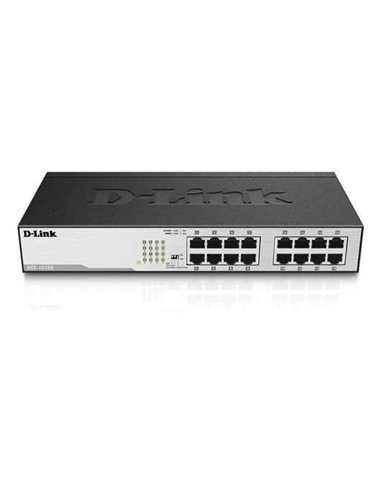 D-Link - Switch 16 ports Gigabit 10/100/1000 Mbps