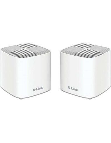 D-Link - Système WiFi Mesh Double Bande - WiFi 6 - 2 Points d'Accès - Port LAN - Port WAN - MU-MIMO - WPA3