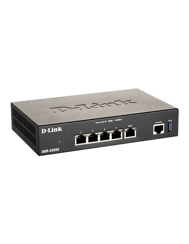 D-Link - Routeur VPN à services unifiés - 3 ports LAN - 1 port WAN - 1 port WAN/LAN, 2 ports USB 3.0