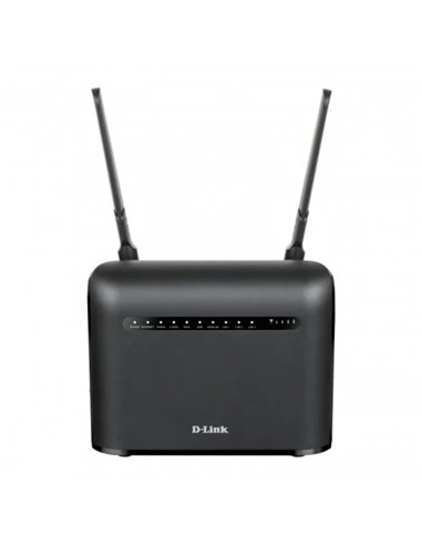 D-Link - Routeur WiFi 4G LTE Cat4 AC1200 Dual Band - Vitesse jusqu'à 1200 Mbps - 2 Antennes Externes - 3 Ports RJ-45