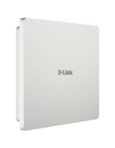 D-Link - Point d'accès WiFi extérieur double bande AC1200 PoE - 5 GHz/2,4 GHz - Taux de transfert max. 867 Mbps - 2 ports RJ45 -