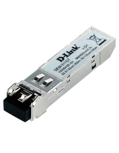 D-Link - Module Mini-GBic - 1 port multimode LC 1000BaseSX (3,3 V, jusqu'à 550 m)