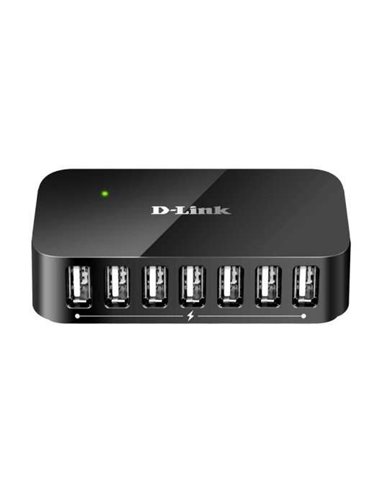 D-Link - Hub 7 ports USB-A 2.0