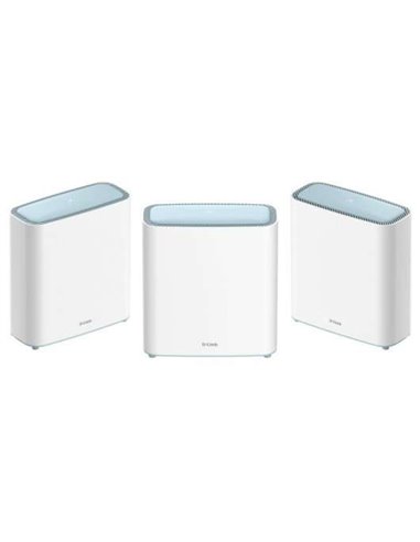 D-Link - Système WiFi Eagle Pro AI Mesh WiFi 6 AX3200 double bande - 3 unités - MU-MIMO, OFDMA