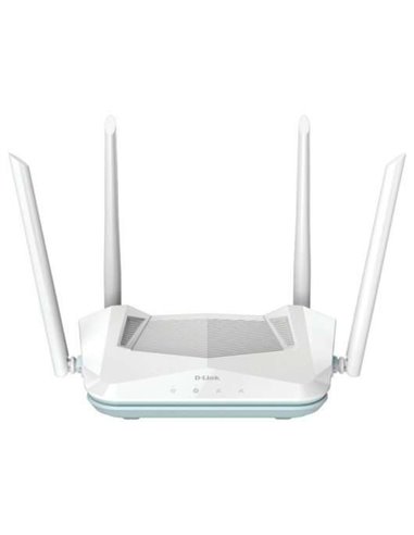 D-Link - Routeur double bande intelligent Eagle Pro AI AX1500 WiFi 6 - Jusqu'à 1200 Mbps - 3 ports RJ45 10/100 Mbps - Commande v