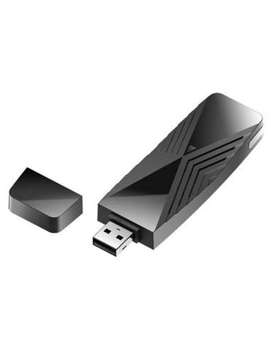 D-Link - Adaptateur USB sans fil double bande AX1800 WiFi 6 - MU-MIMO - OFDMA