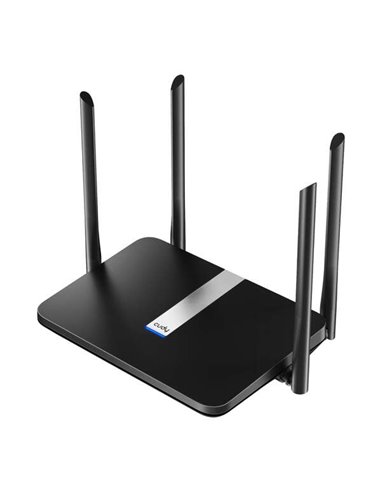 Cudy - X6 Smart Router WiFi 6 AX1800 Dual Band - 1x Port Wan 1000/100/10 Mbps et 4x Ports Lan 1000/100/10 Mbps - 4 Antennes Exte