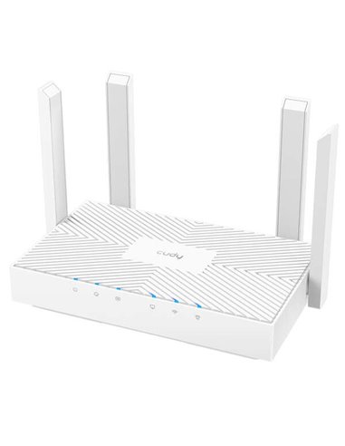 Cudy - Routeur WiFi double bande AC1200 WR1300E - 3 ports Ethernet Gigabit - 4 antennes externes