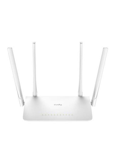 Cudy - Routeur WiFi intelligent WR1300 AC1200 double bande - 1x port Wan 1000/100/10 Mbps et 4x ports Lan 1000/100/10 Mbps - 4 a