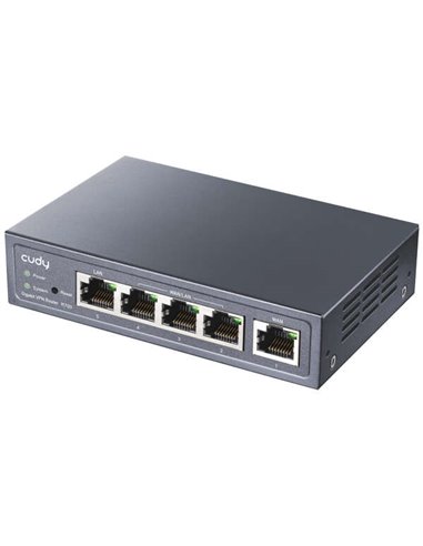 Cudy - Routeur VPN WiFi R700 AC1200 - 1 port WAN Gigabit - 3 ports WAN/LAN Gigabit - 1 port LAN Gigabit