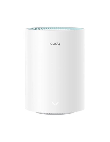 Cudy - Système WiFi Mesh Double Bande M1300 AC1200 - 867Mbps en 5GHz, 300Mbps en 2,4GHz - 1x Port LAN 1000/100/10Mbps, 1x Port W