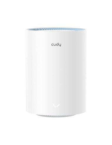 Cudy - Système WiFi bi-bande M1200 Mesh AC1200 - 867Mbps en 5GHz, 300Mbps en 2,4GHz - 1x Port LAN 10/100Mbps, 1x Port WAN 10/100