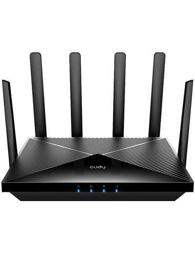 Cudy - Routeur double bande LT18 WiFi 6 AX1800 4G LTE - 1x port Wan 10/100/1000Mbps et 3x ports Lan 10/100/1000Mbps - 6 antennes