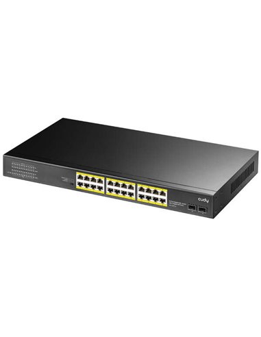 Cudy - Switch PoE+ Gigabit GS1028PS2 24 ports avec 2 ports Gigabit SFP