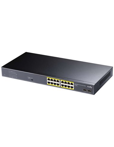 Cudy - Switch PoE+ Gigabit GS1020PS2 16 ports avec 2 ports Gigabit SFP