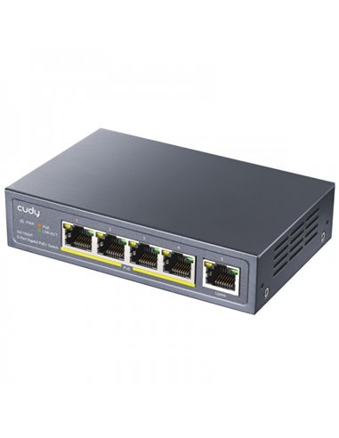 Cudy - Switch PoE+ Gigabit GS1005P 5 ports avec 1 emplacement SFP